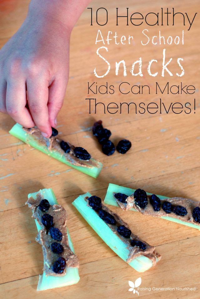 Healthy Snacks Kids Can Make
 10 Healthy After School Snacks Kids Can Make Themselves
