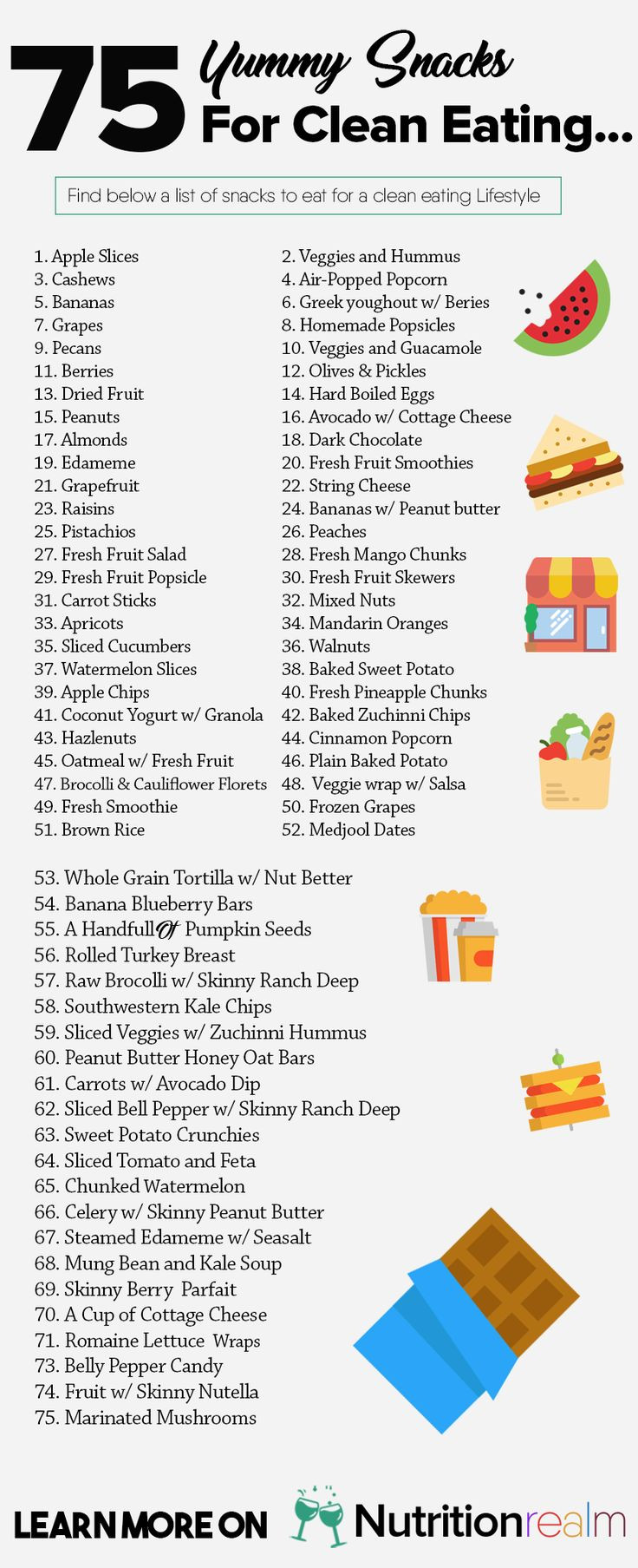 Healthy Snacks List
 17 Best ideas about Healthy Snacks on Pinterest