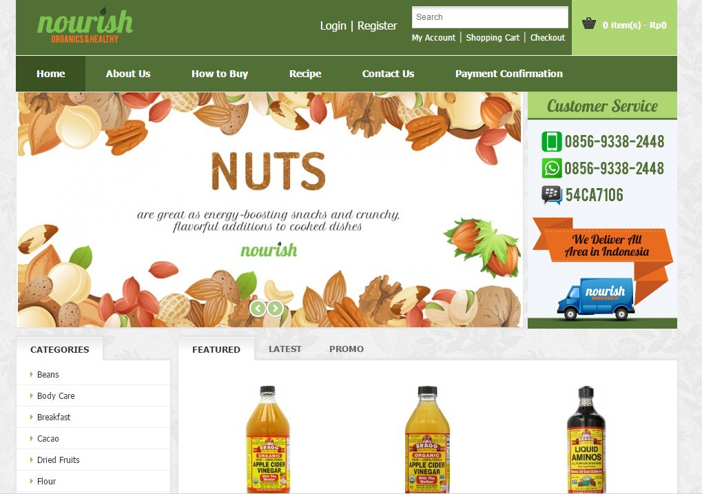 Healthy Snacks Online
 5 Re mended Health Food Stores line in Indonesia