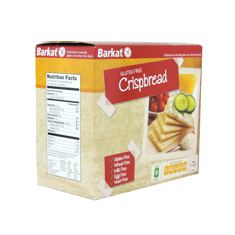 Healthy Snacks Online
 Barkat Gluten Free Crispbread 150g