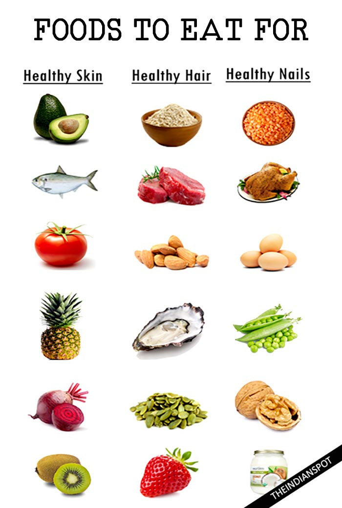 Healthy Snacks To Eat
 FOODS TO EAT FOR HEALTHY SKIN HAIR AND NAILS THE INDIAN