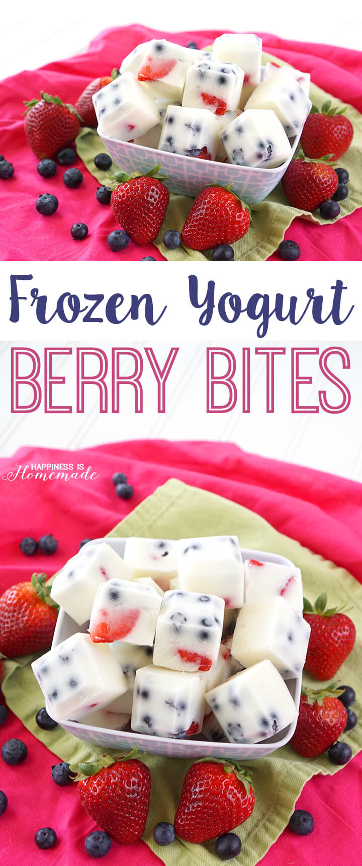 Healthy Snacks To Make
 Frozen Yogurt Berry Bites Recipe Happiness is Homemade