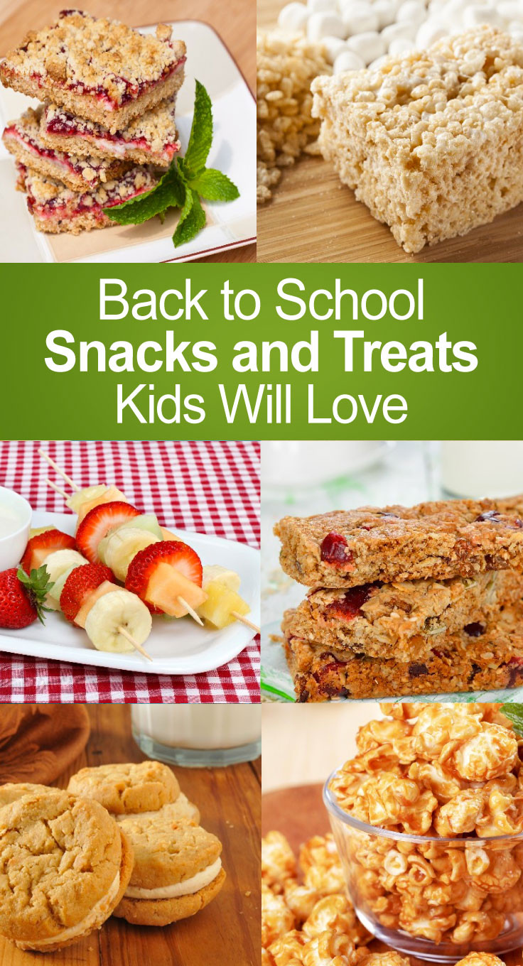 Healthy Snacks To Take To School
 Back to School Snacks and Treats Kids Will Love
