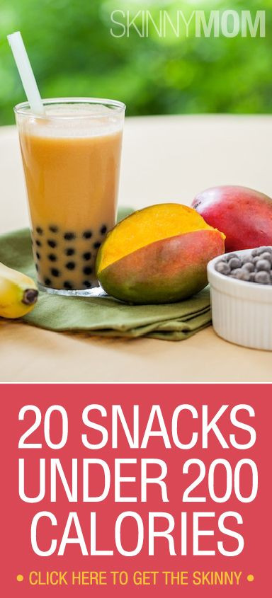 Healthy Snacks Under 200 Calories
 20 Tasty Snacks Under 200 Calories
