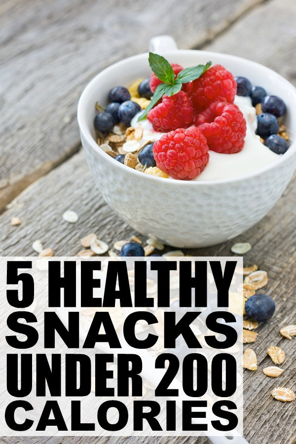 Healthy Snacks Under 200 Calories
 5 healthy snacks under 200 calories