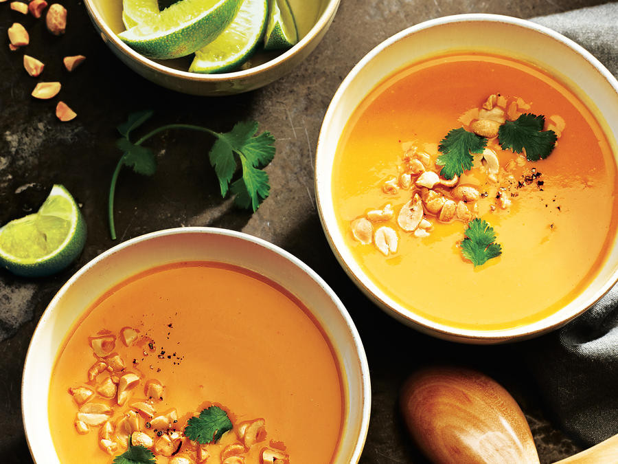 Healthy Soups To Buy
 Thai Butternut Soup Superfast Soups Cooking Light