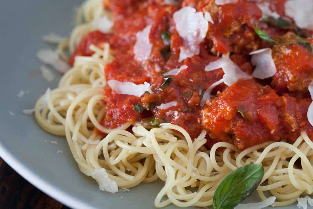 Healthy Spaghetti And Meatballs
 Healthy Spaghetti and Meatballs 2 Secret Ingre nts