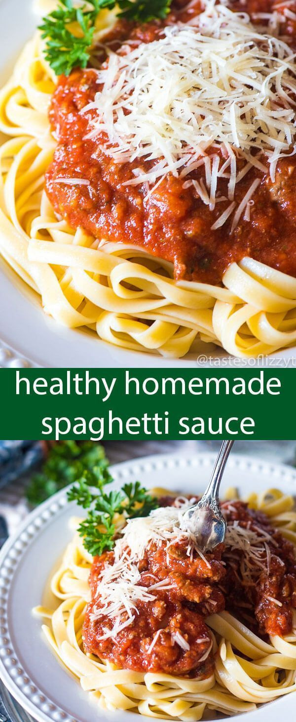 Healthy Spaghetti Recipe
 100 Spaghetti Sauce Recipes on Pinterest