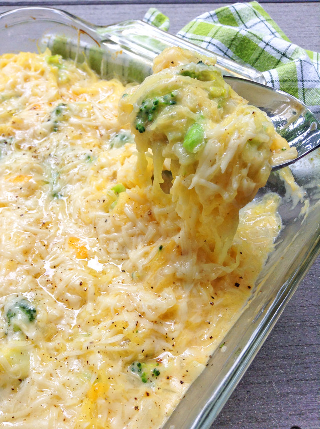 Healthy Spaghetti Squash Casserole
 Cheesy Spaghetti Squash Bake