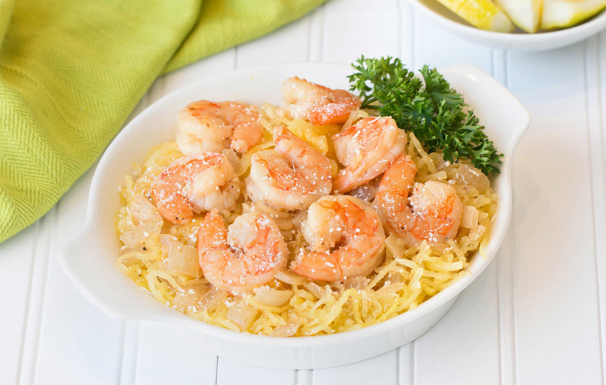 Healthy Spaghetti Squash Recipe
 Healthy Spaghetti Squash Shrimp Scampi Recipe