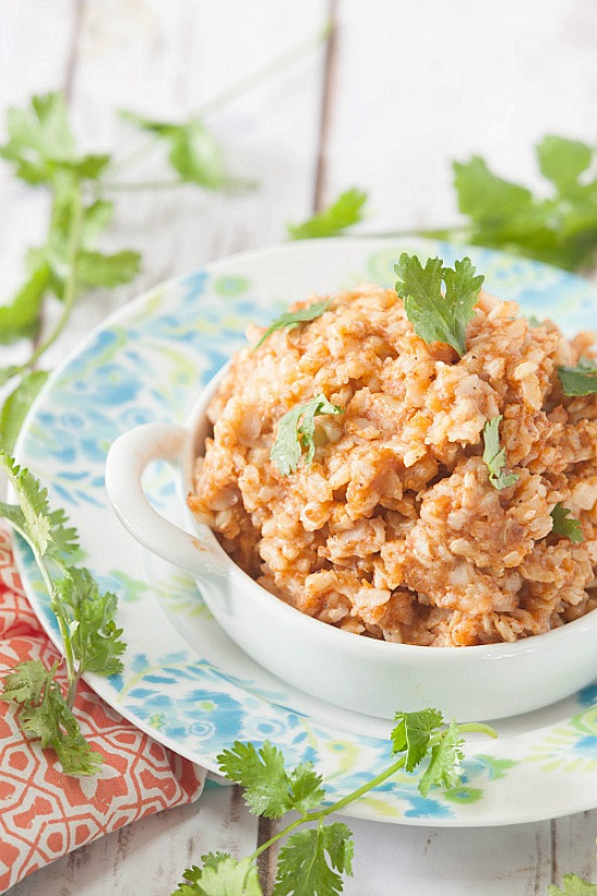 Healthy Spanish Rice
 Healthy Spanish Brown Rice