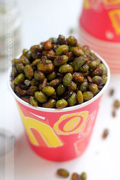 Healthy Spicy Snacks
 Spicy Roasted Edamame recipe — a healthy snack with a