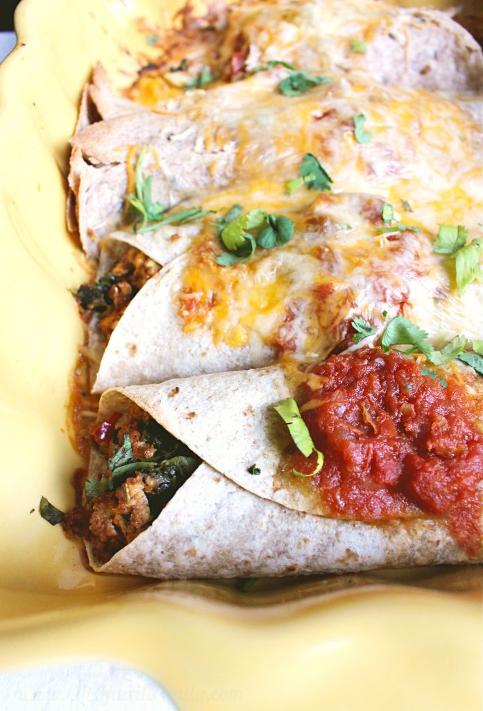 Healthy Spinach Enchiladas
 12 Delicious Tofu & Tempeh Recipes Even Meat Eaters Will
