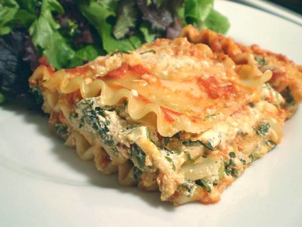 Healthy Spinach Lasagna
 Healthy & Delicious Lighter Spinach Lasagna Recipe