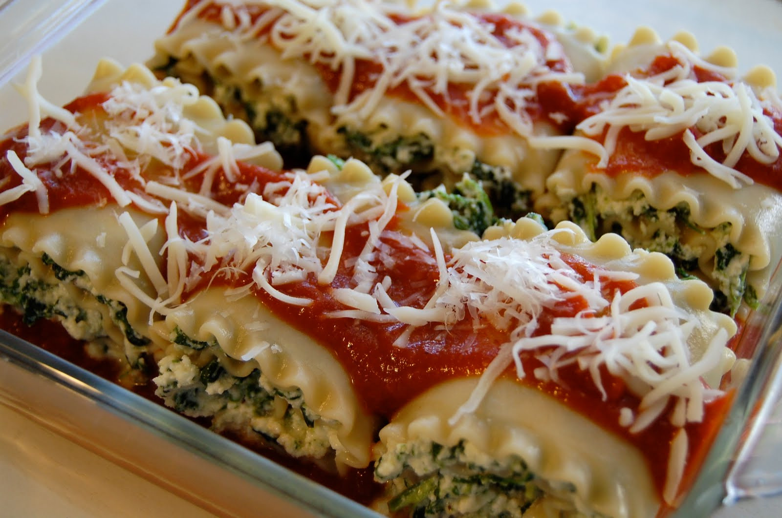 Healthy Spinach Lasagna
 Chef Mommy Spinach Lasagna Rolls