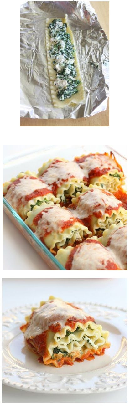 Healthy Spinach Lasagna
 Healthy Spinach Lasagna Rolls Recept