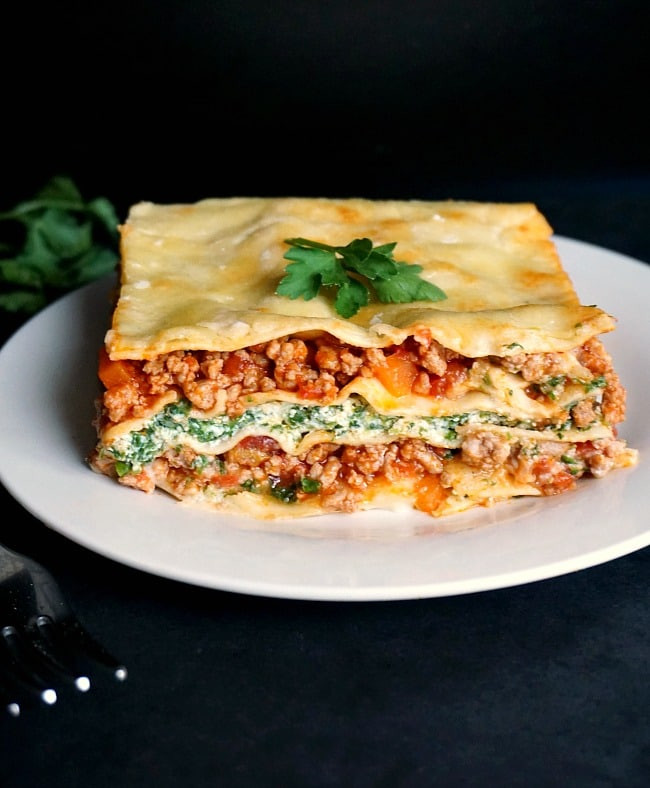 Healthy Spinach Lasagna
 Healthy Turkey Lasagna with Spinach and Ricotta My