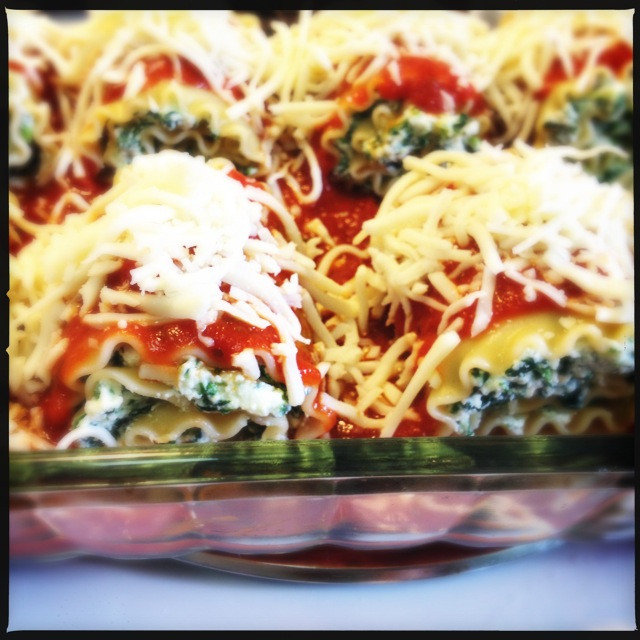 Healthy Spinach Lasagna
 Healthy Spinach Lasagna Roll ups Across the Kitchen Table