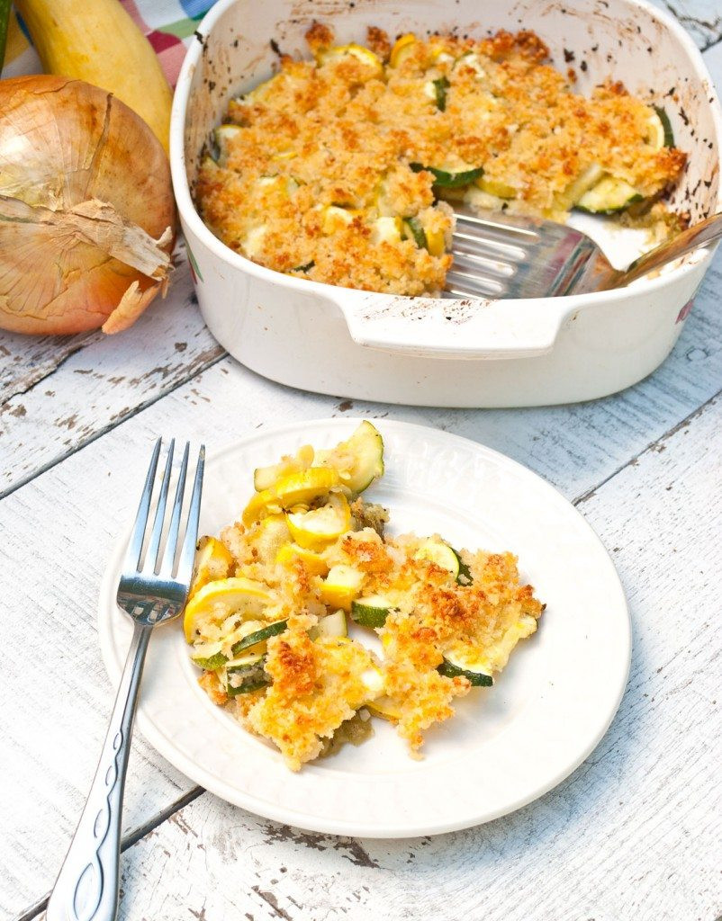 Healthy Squash Casserole
 Cheesy Zucchini and Squash casserole