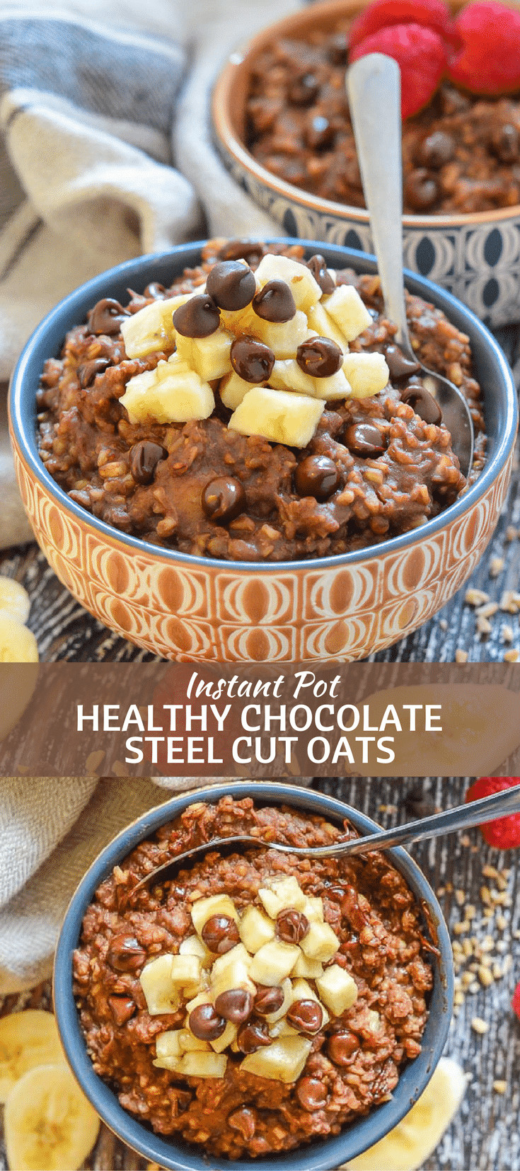 Healthy Steel Cut Oats Recipe
 Healthy Chocolate Instant Pot Steel Cut Oats A Virtual Vegan