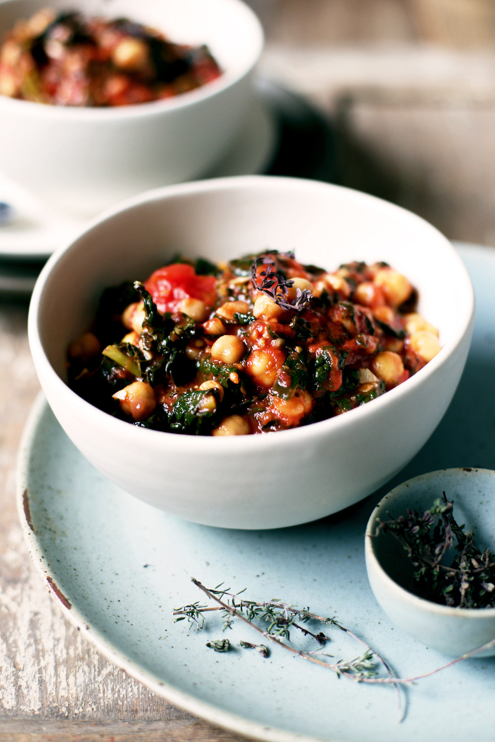 Healthy Stew Recipes
 Lemon Kale and Tomato Chickpea Stew