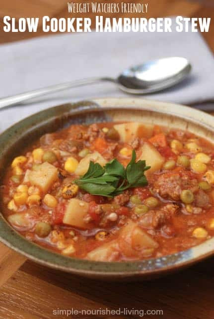 Healthy Stew Recipes Slow Cooker
 Weight Watchers Slow Cooker Hamburger Stew