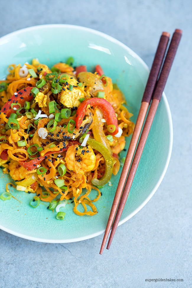 Healthy Stir Fry Noodles
 Healthy stir fried Singapore noodles