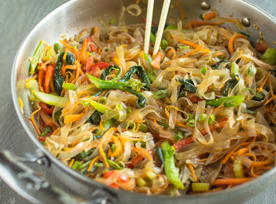 Healthy Stir Fry Noodles
 Ve able Stir Fry Mung Bean Noodles