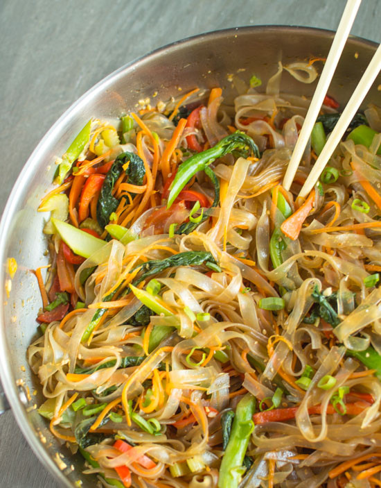 Healthy Stir Fry Noodles
 Ve able Stir Fry Mung Bean Noodles