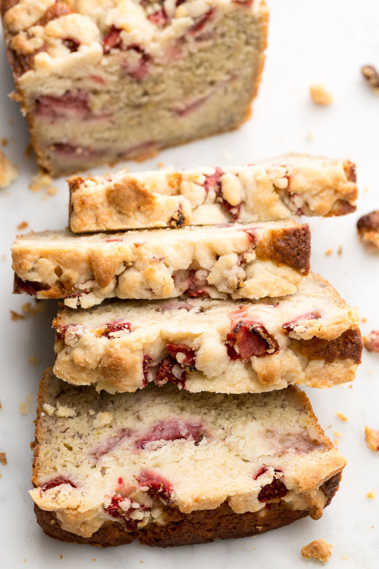 Healthy Strawberry Bread
 healthy strawberry banana bread