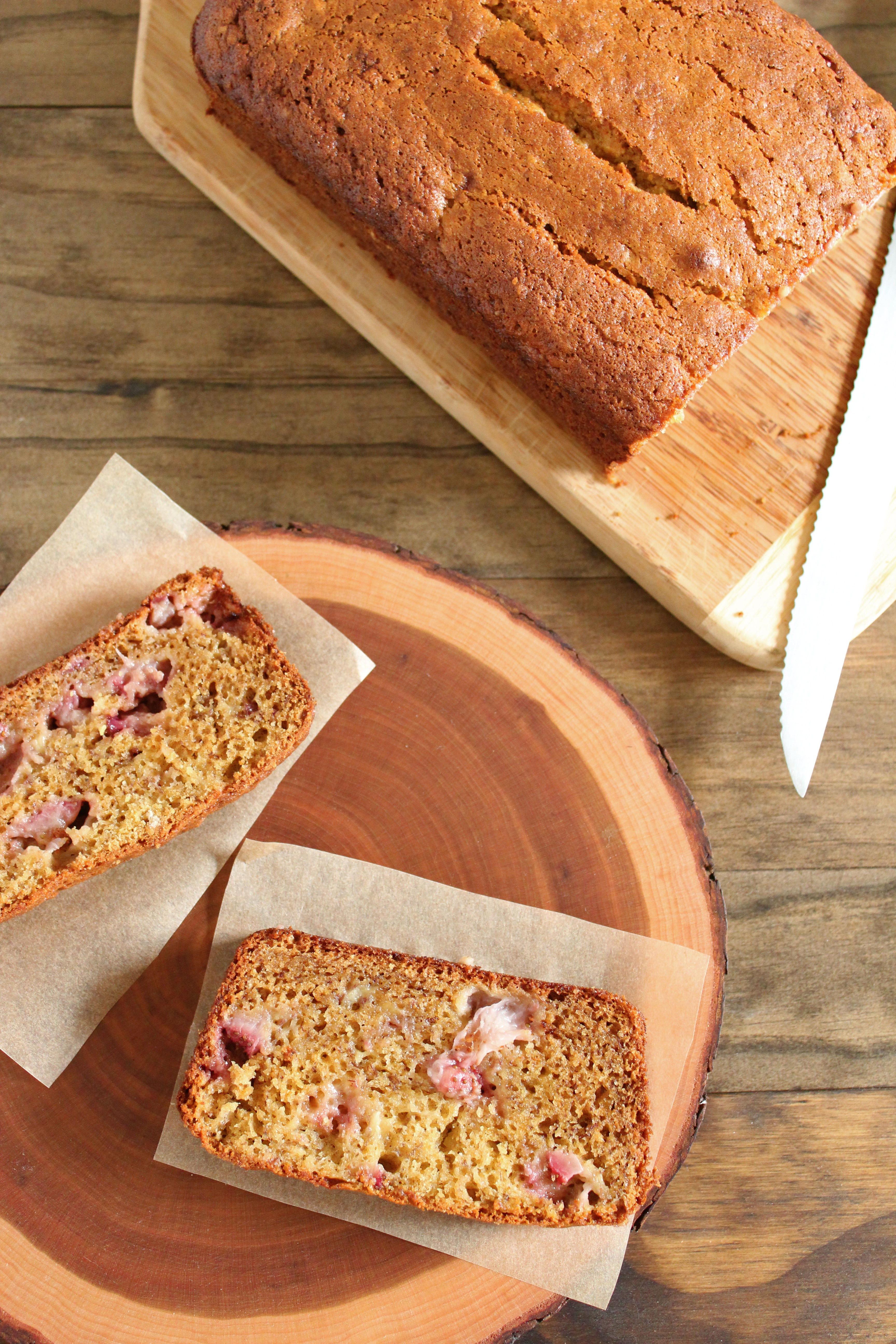 Healthy Strawberry Bread
 Strawberry Banana Bread