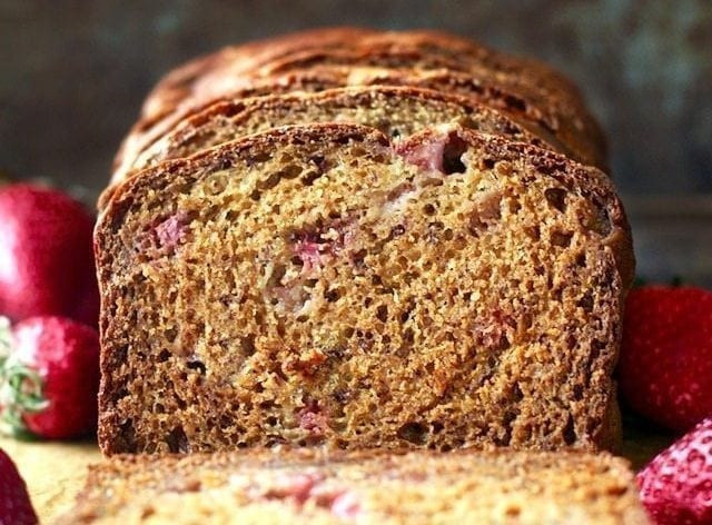 Healthy Strawberry Bread
 Healthy Strawberry Banana Bread Recipe