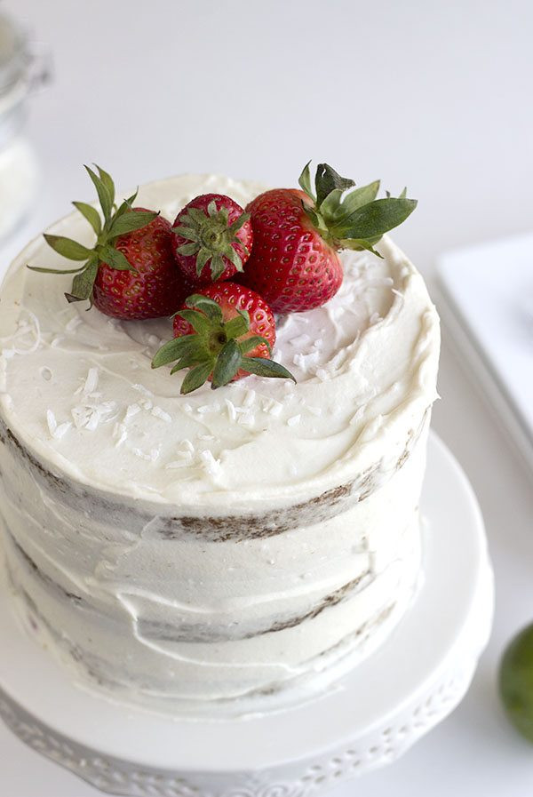 Healthy Strawberry Cake
 Gluten Free Strawberry Coconut Lime Cake Healthy