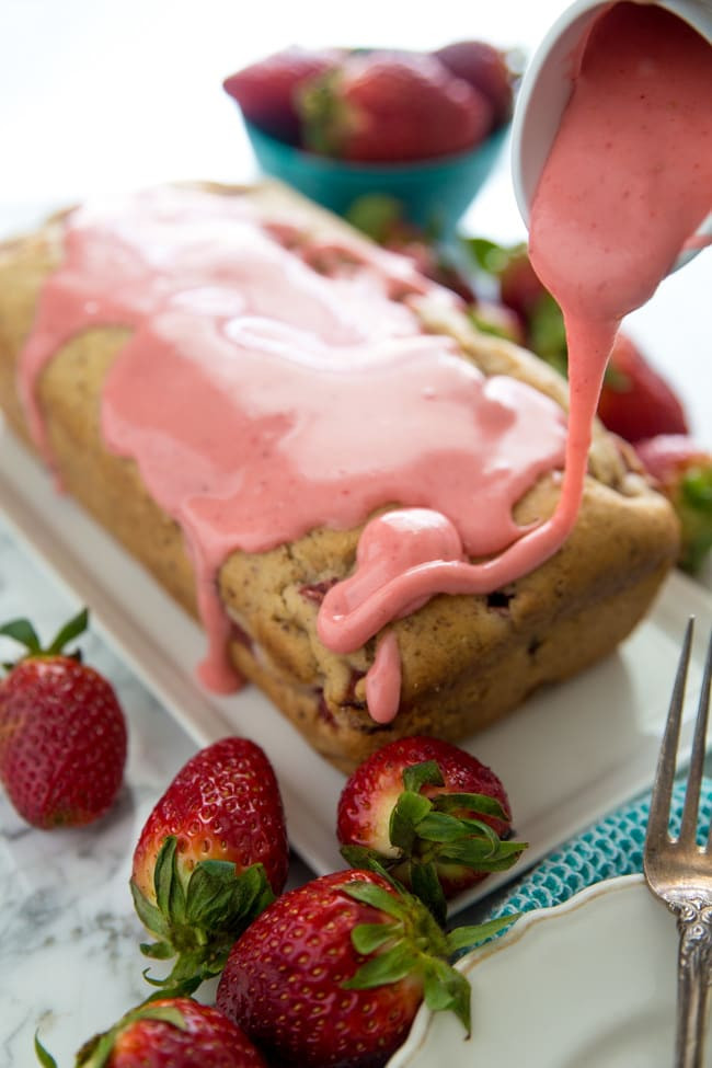 Healthy Strawberry Cake
 Light Strawberry Pound Cake with Strawberry Glaze Happy