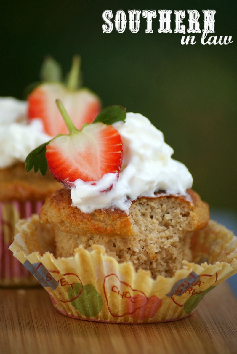 Healthy Strawberry Cupcakes
 Southern In Law Recipe Healthy Strawberries and Cream