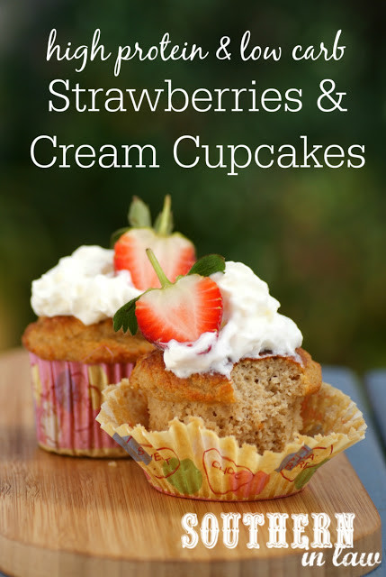 Healthy Strawberry Cupcakes
 Southern In Law Recipe Healthy Strawberries and Cream