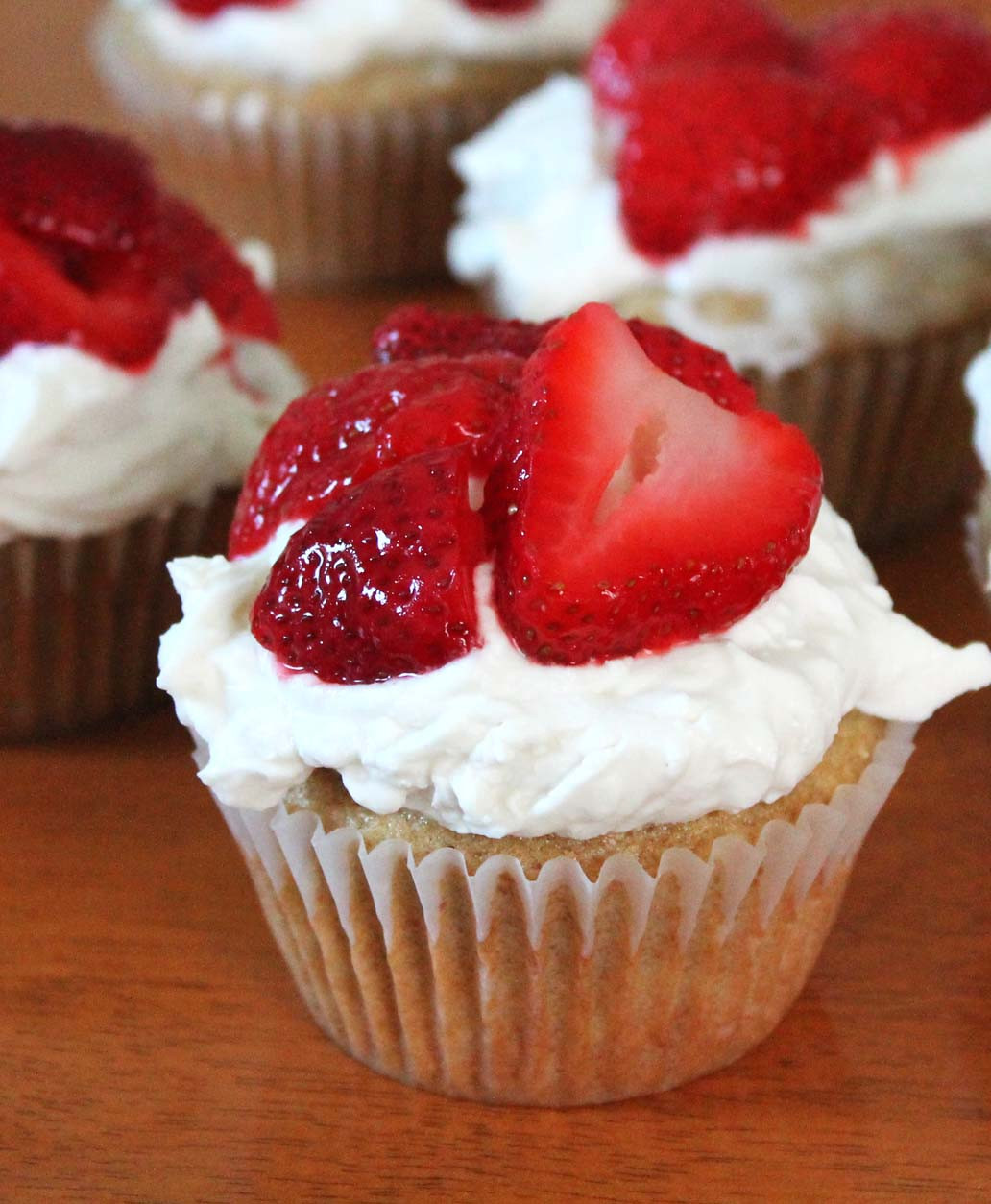 Healthy Strawberry Cupcakes
 healthy whole wheat cupcakes