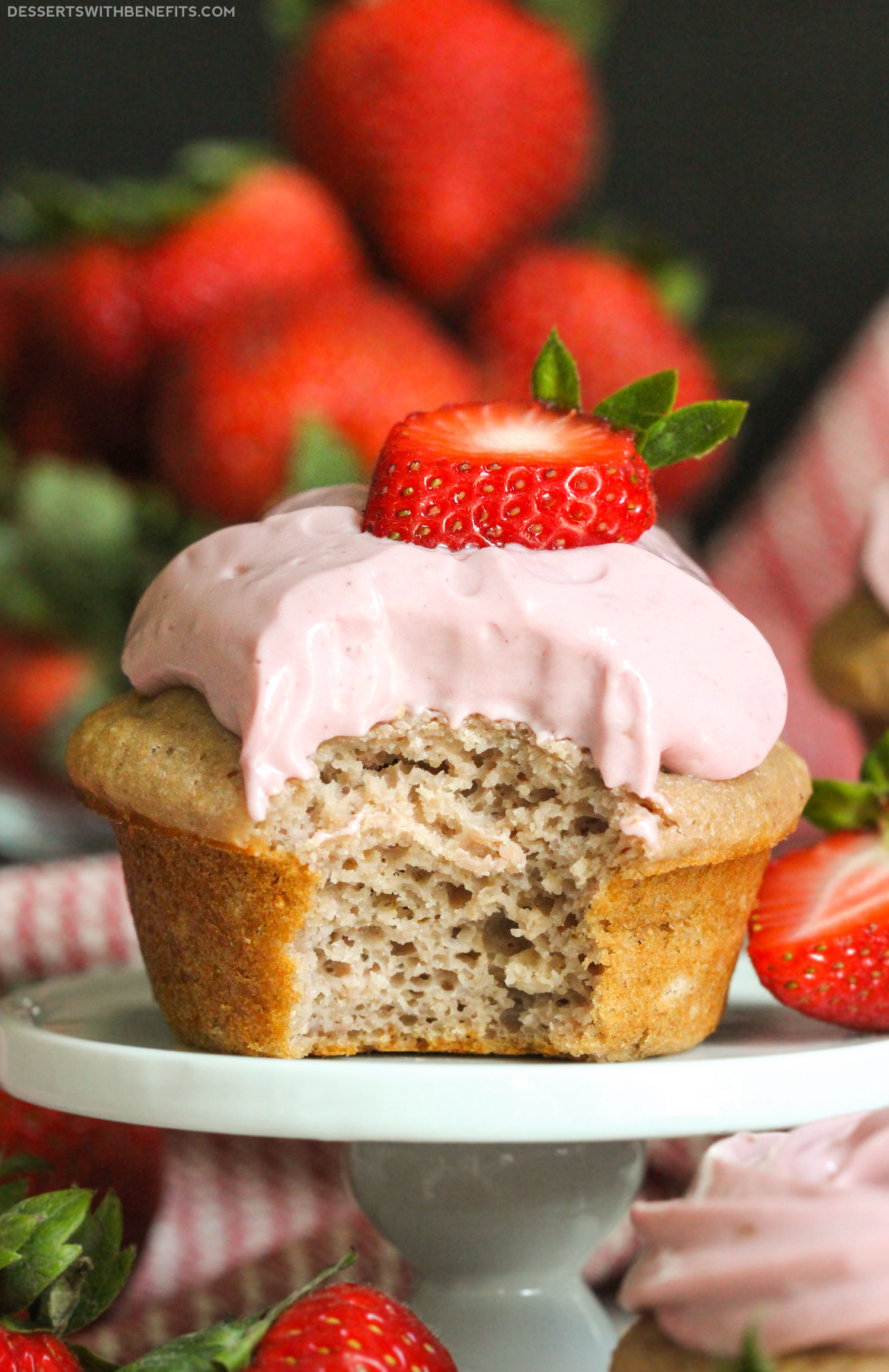 Healthy Strawberry Dessert
 Healthy Strawberry Cupcakes Recipe