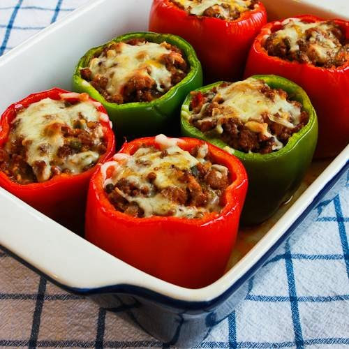 Healthy Stuffed Bell Peppers With Ground Beef
 20 Delicious Low Carb and Keto Casserole Recipes Kalyn