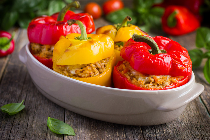 Healthy Stuffed Bell Peppers With Ground Beef
 Stuffed Bell Peppers