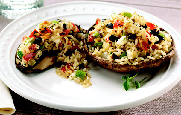 Healthy Stuffed Mushroom Recipe Easy
 Mediterranean Stuffed Portobello Mushrooms Recipe