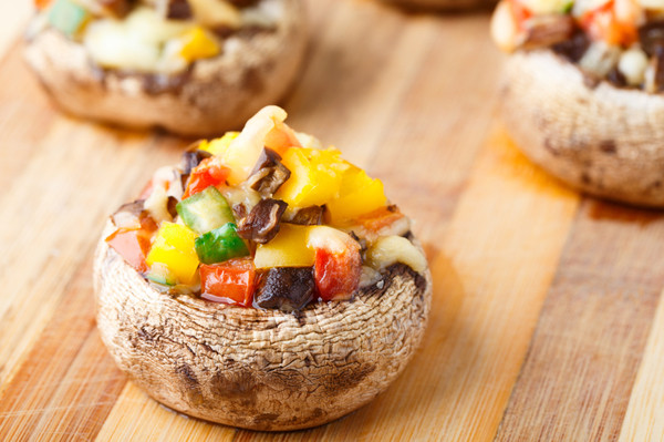 Healthy Stuffed Mushroom Recipe Easy
 Healthy Appetizer Recipe Bell Pepper Stuffed Mushrooms