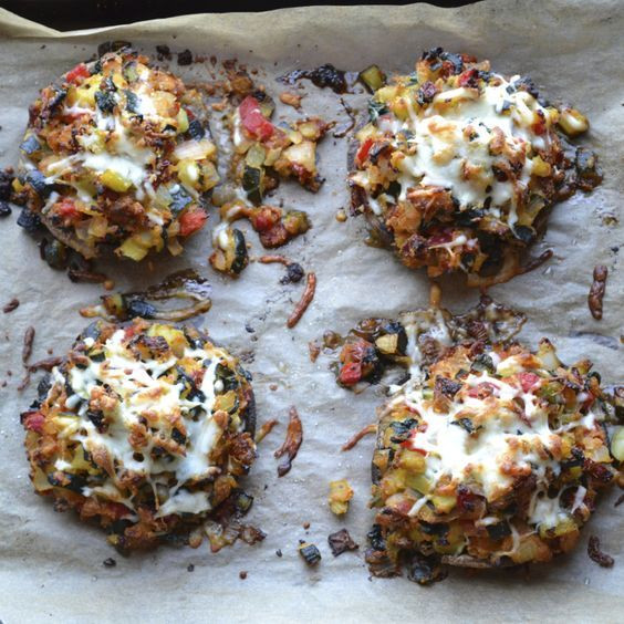 Healthy Stuffed Mushroom Recipe Easy
 Ve able Stuffed Portabella Mushrooms Recipe