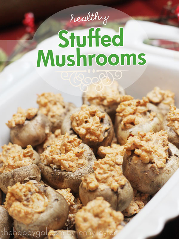 Healthy Stuffed Mushrooms
 Healthy Stuffed Mushrooms The Happy Gal