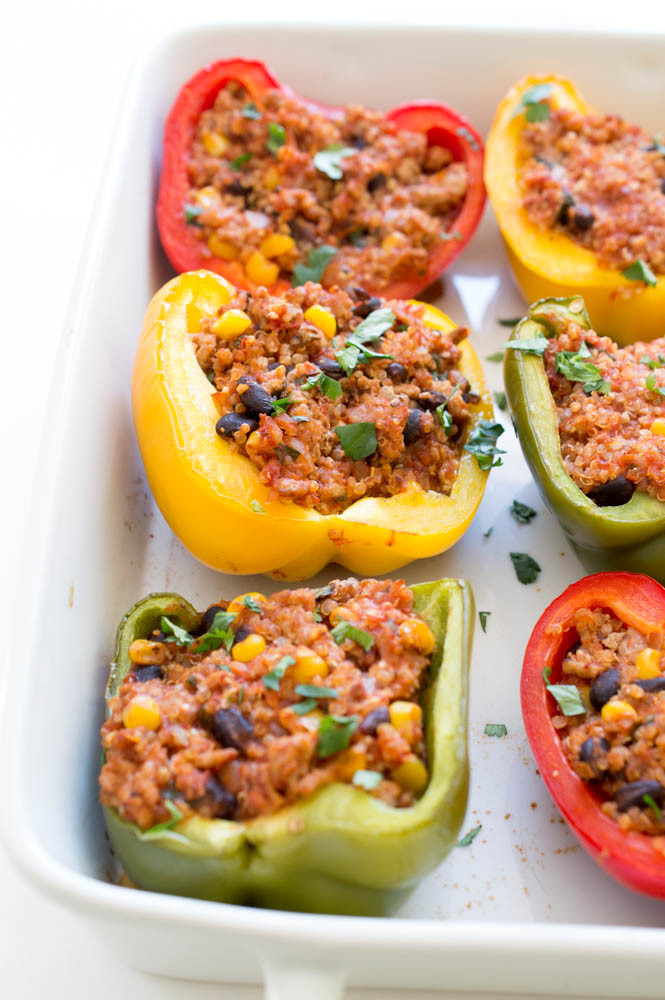 Healthy Stuffed Peppers With Ground Turkey
 Healthy Mexican Turkey and Quinoa Stuffed Peppers