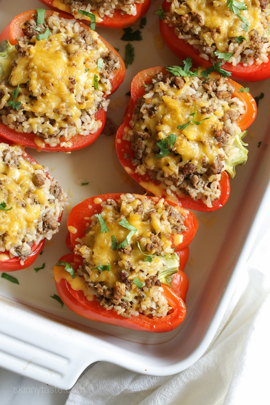 Healthy Stuffed Peppers With Ground Turkey
 healthy ground turkey stuffed peppers recipe