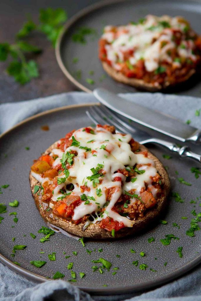 Healthy Stuffed Portobello Mushrooms
 Ragu Stuffed Portobello Mushrooms Low Carb Dinner Recipe