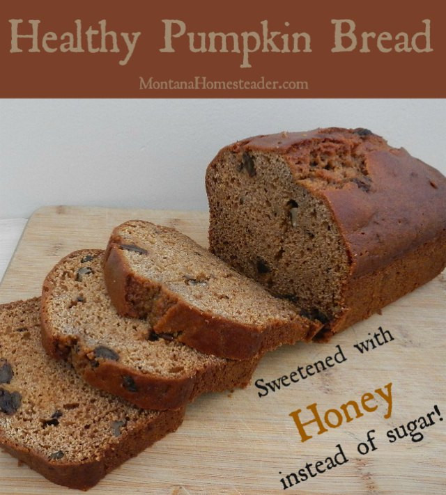 Healthy Substitute For Bread
 Healthy Pumpkin Bread Montana Homesteader
