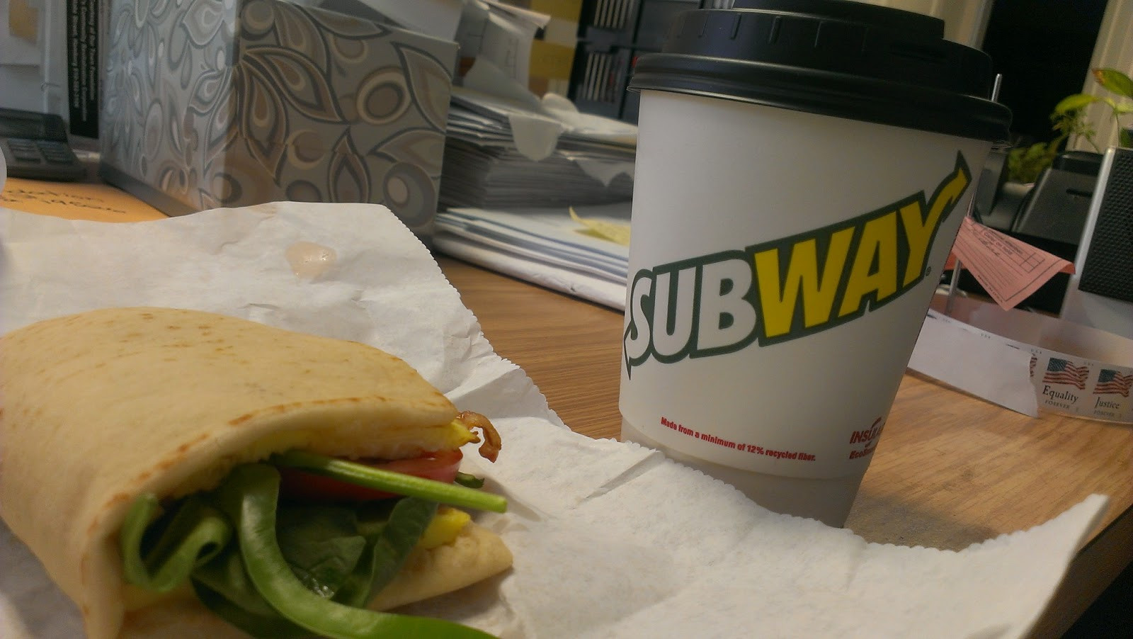 Healthy Subway Breakfast
 The Thrift World Subway breakfast review
