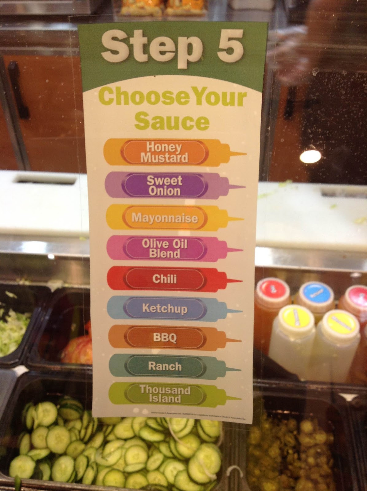 Healthy Subway Sauces
 subway sauces